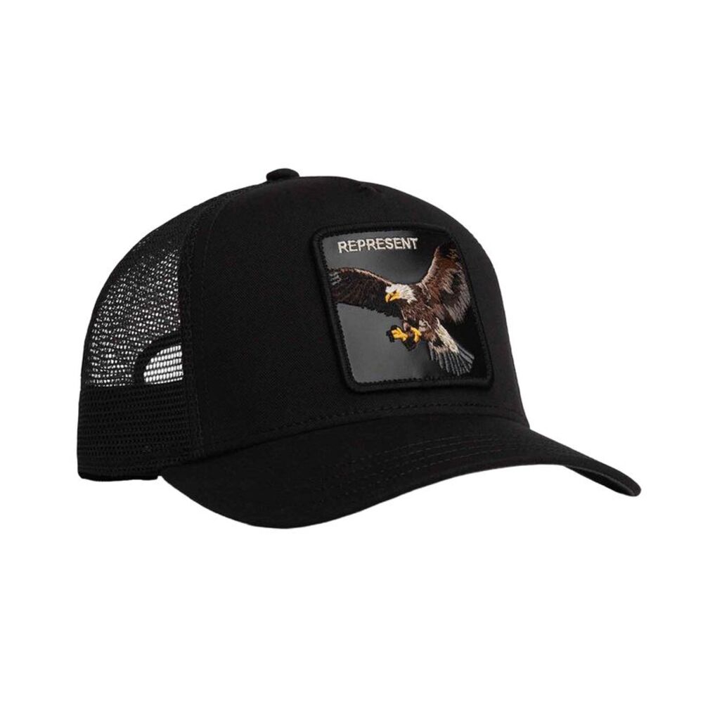 Goorin Bros Trucker Hat Represent Eagle Unisex Black 101-2993